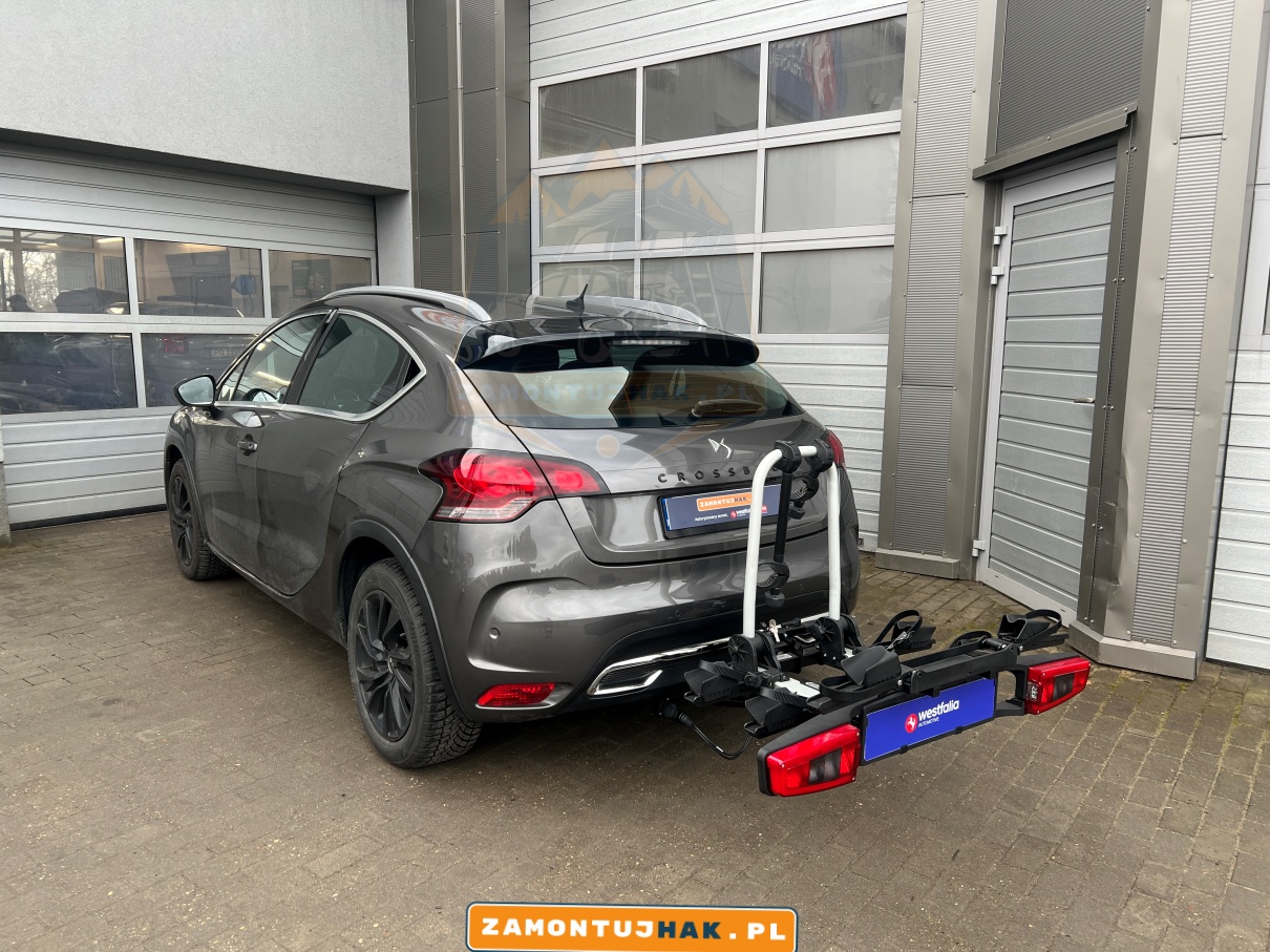 Bagażnik rowerowy Westfalia BC80 Led idealnie dopasowany do DS4 Crossback - bezpieczne i wygodne przewożenie rower&oacute;w